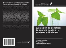 Couverture de Evaluación de genotipos de guandú frente a H. armigera y M. obtusa