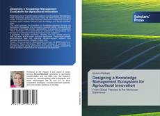 Buchcover von Designing a Knowledge Management Ecosystem for Agricultural Innovation