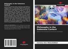 Borítókép a  Philosophy in the Gabonese Context - hoz