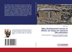 Bookcover of Why development tarries in Africa: an essay on resource UN-utilisation