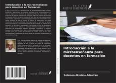 Capa do livro de Introducción a la microenseñanza para docentes en formación 