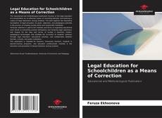 Borítókép a  Legal Education for Schoolchildren as a Means of Correction - hoz