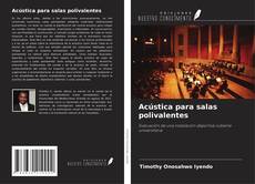 Buchcover von Acústica para salas polivalentes