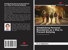Portada del libro de Establishing Personal Boundaries as a Way to Prevent Bullying