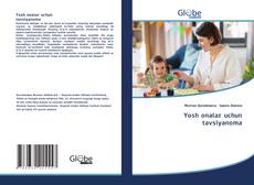 Yosh onalar uchun tavsiyanoma kitap kapağı