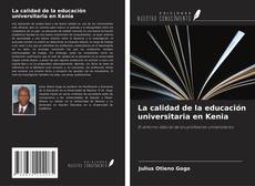 Buchcover von La calidad de la educación universitaria en Kenia