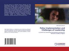 Portada del libro de Policy Implementation and Challenges of Leadership