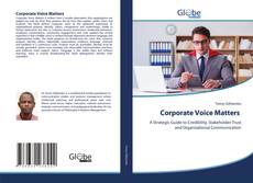 Buchcover von Corporate Voice Matters