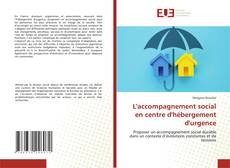 Buchcover von L'accompagnement social en centre d'hébergement d'urgence