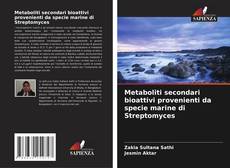 Capa do livro de Metaboliti secondari bioattivi provenienti da specie marine di Streptomyces 