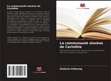 La communauté slovène de Carinthie kitap kapağı