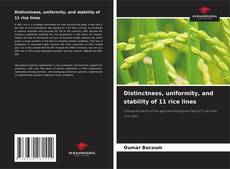 Portada del libro de Distinctness, uniformity, and stability of 11 rice lines