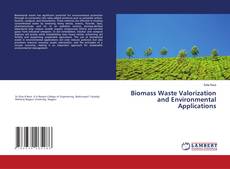 Buchcover von Biomass Waste Valorization and Environmental Applications