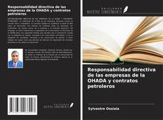 Responsabilidad directiva de las empresas de la OHADA y contratos petroleros kitap kapağı