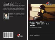 Buchcover von Alcune questioni relative allo Stato e al diritto