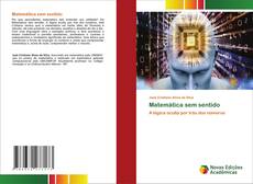 Capa do livro de Matemática sem sentido 