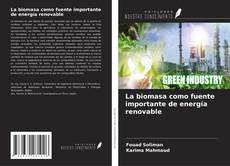 La biomasa como fuente importante de energía renovable kitap kapağı