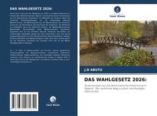 DAS WAHLGESETZ 2026: kitap kapağı