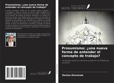 Portada del libro de Prosumismo: ¿una nueva forma de entender el concepto de trabajo?
