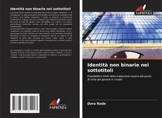 Обложка Identità non binarie nei sottotitoli