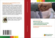 Capa do livro de Efectivação da responsabilidade civil da administração pública 