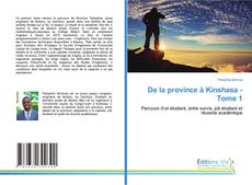 Capa do livro de De la province à Kinshasa - Tome 1 