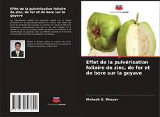 Portada del libro de Effet de la pulvérisation foliaire de zinc, de fer et de bore sur la goyave