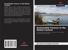 Portada del libro de Sustainable Finance in the Global Context
