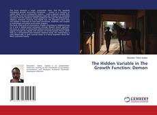 Couverture de The Hidden Variable in The Growth Function: Demon