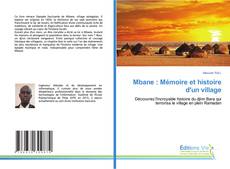 Capa do livro de Mbane : Mémoire et histoire d'un village 