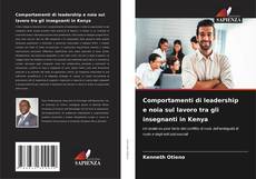 Capa do livro de Comportamenti di leadership e noia sul lavoro tra gli insegnanti in Kenya 
