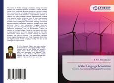 Portada del libro de Arabic Language Acquisition