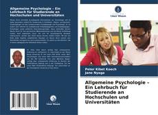 Capa do livro de Allgemeine Psychologie – Ein Lehrbuch für Studierende an Hochschulen und Universitäten 