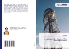 Capa do livro de Investigations On Heronian Mean Labeling of Graphs 