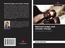 Borítókép a  National judge and climate change - hoz