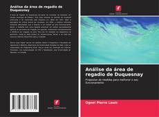 Capa do livro de Análise da área de regadio de Duquesnay 