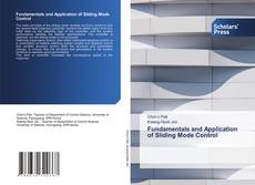 Portada del libro de Fundamentals and Application of Sliding Mode Control