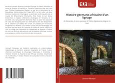 Buchcover von Histoire germano-africaine d’un lignage
