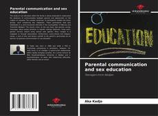Portada del libro de Parental communication and sex education