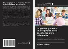 Portada del libro de La pedagogía de la investigación en la enseñanza de la osteopatía