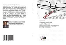 Capa do livro de L'immigration des Azerbaïdjanais 