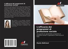 L'efficacia dei programmi di protezione sociale kitap kapağı