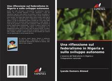Una riflessione sul federalismo in Nigeria e sullo sviluppo autonomo kitap kapağı