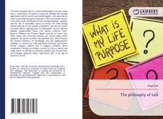 Bookcover of The philosophy of luck
