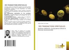 Couverture de DES TRANSACTIONS SPIRITUELLES