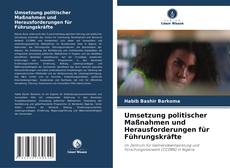 Portada del libro de Umsetzung politischer Maßnahmen und Herausforderungen für Führungskräfte