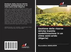 Portada del libro de Gestione delle risorse idriche tramite modellizzazione in un clima semi-arido (Algeria)