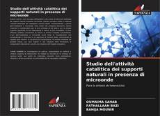 Portada del libro de Studio dell'attività catalitica dei supporti naturali in presenza di microonde