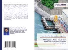 Portada del libro de AI-Integrated Water Distribution Model for Lift Irrigation System