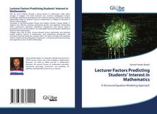 Обложка Lecturer Factors Predicting Students’ Interest in Mathematics